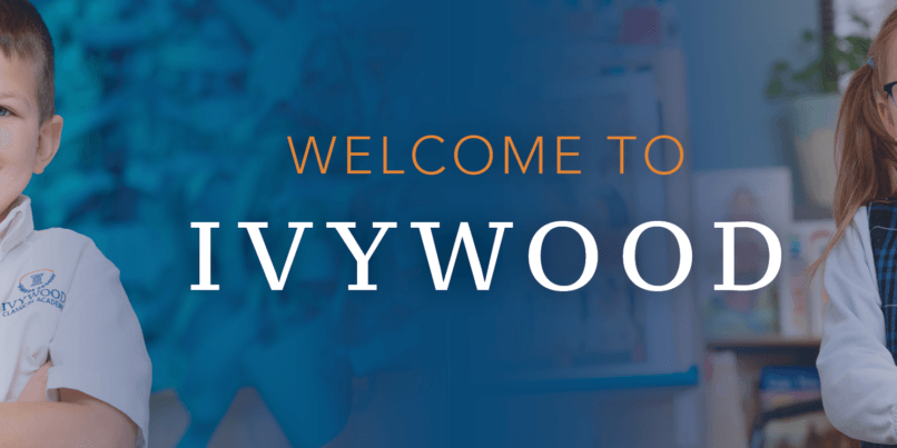 Ivywood students smiling. Caption: Welcome to Ivywood