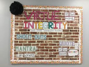 virtue of the month, integrity