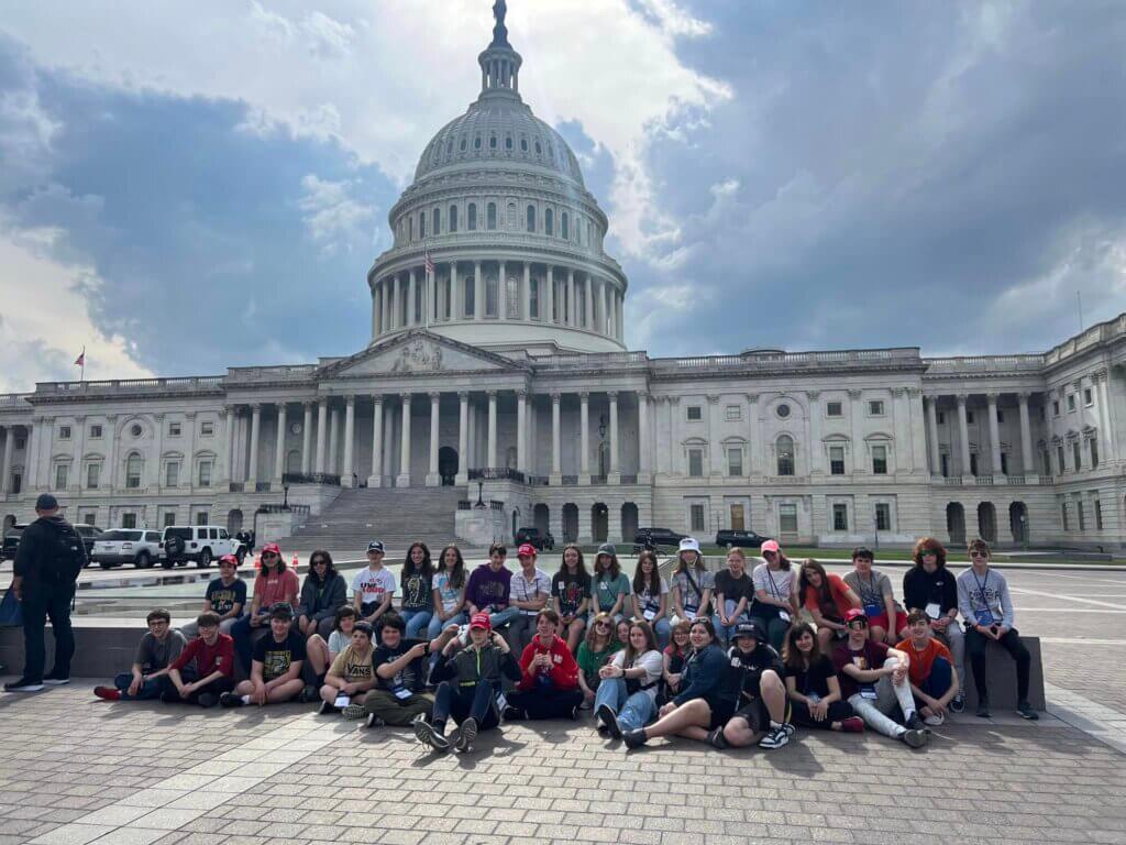 Picture of The Capitol from the Ivywood Classical ACademy trip to Washington D.C.